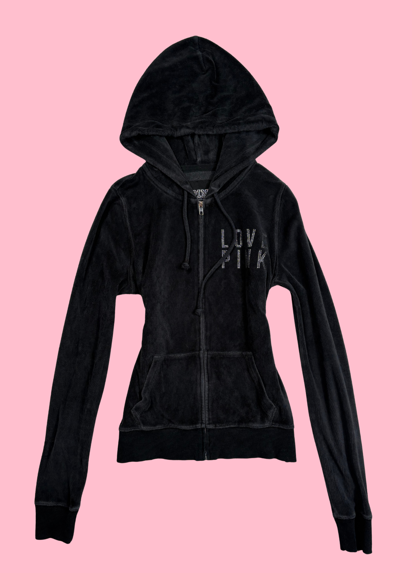 Victoria's Secret Pink Velour Hoodie