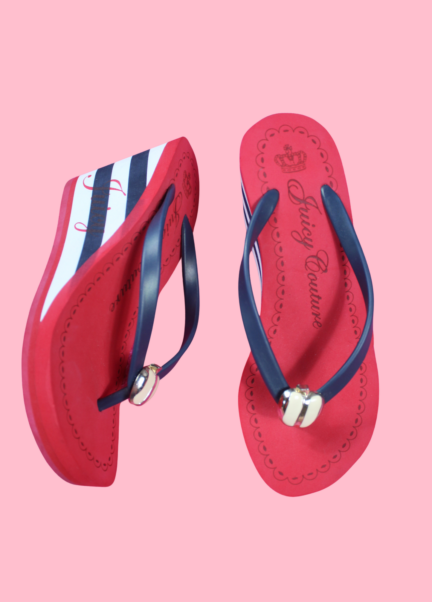 Juicy Couture Flip Flop Wedges
