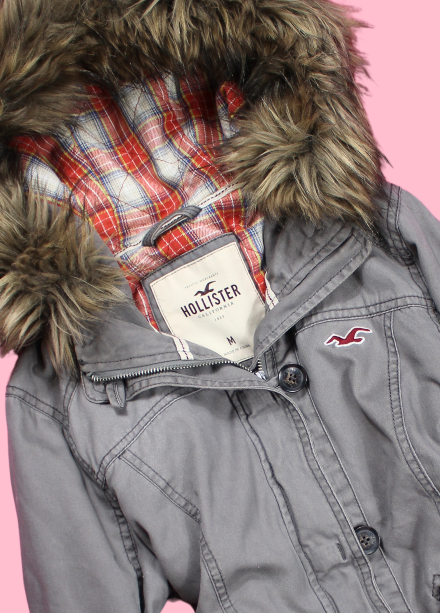 Hollister Fur Winter Coat