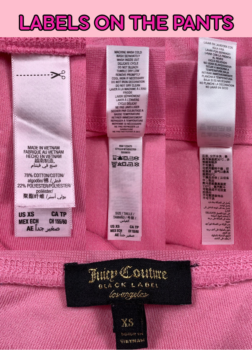 Juicy Couture Baby Pink Velour Tracksuit
