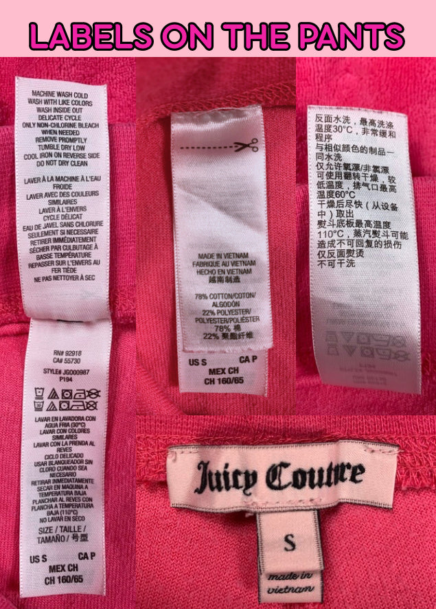 Juicy Couture Bubblegum Pink Velour Tracksuit