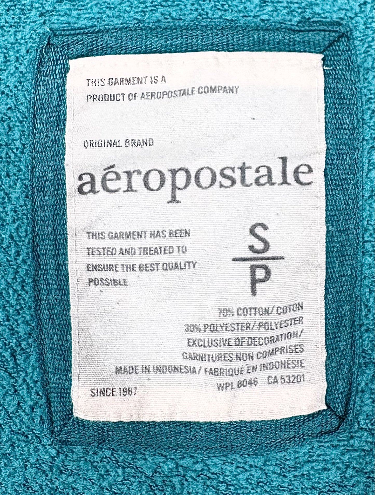 Light Blue Aéropostale Hoodie
