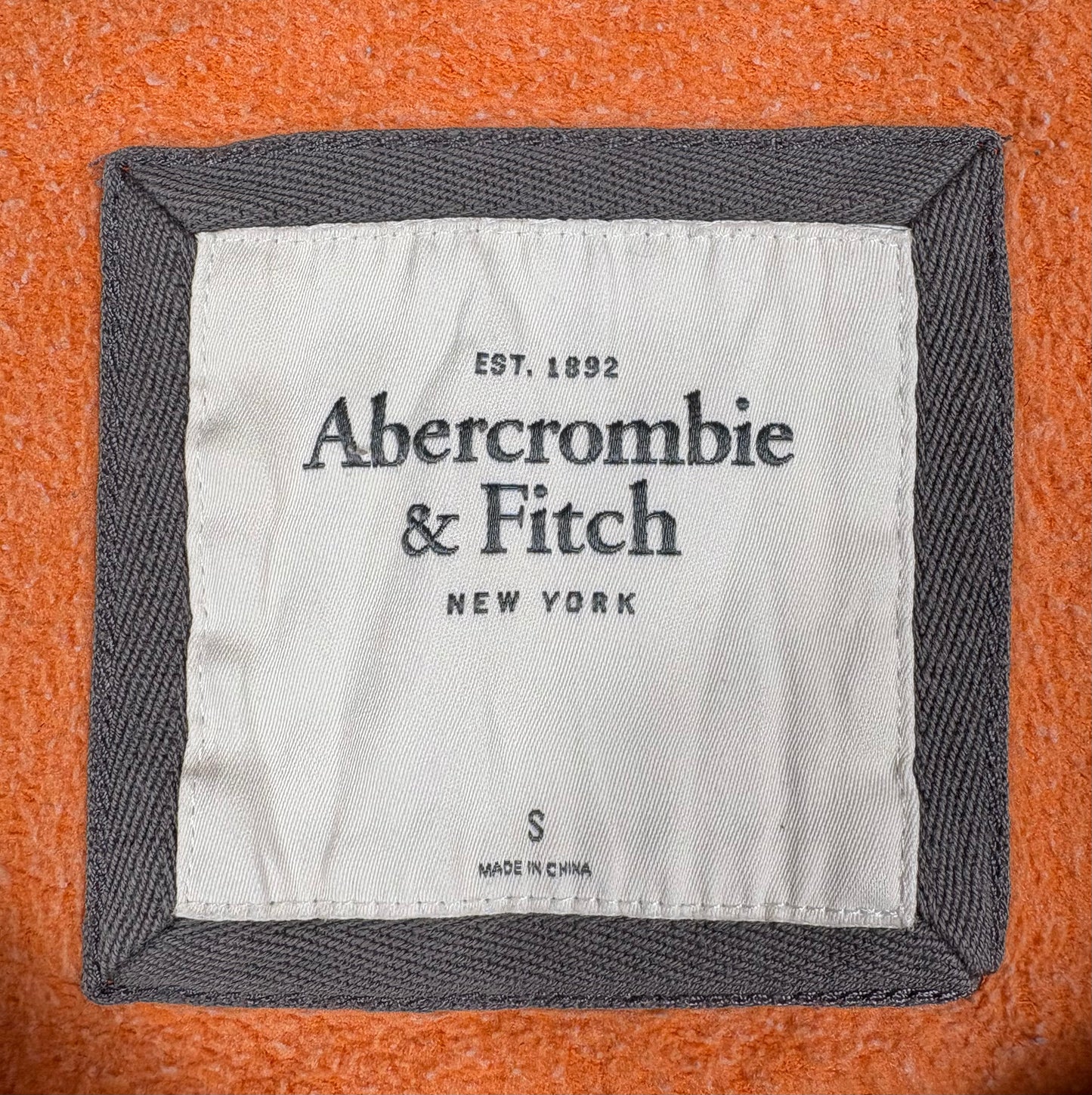 Light Orange Abercrombie Hoodie