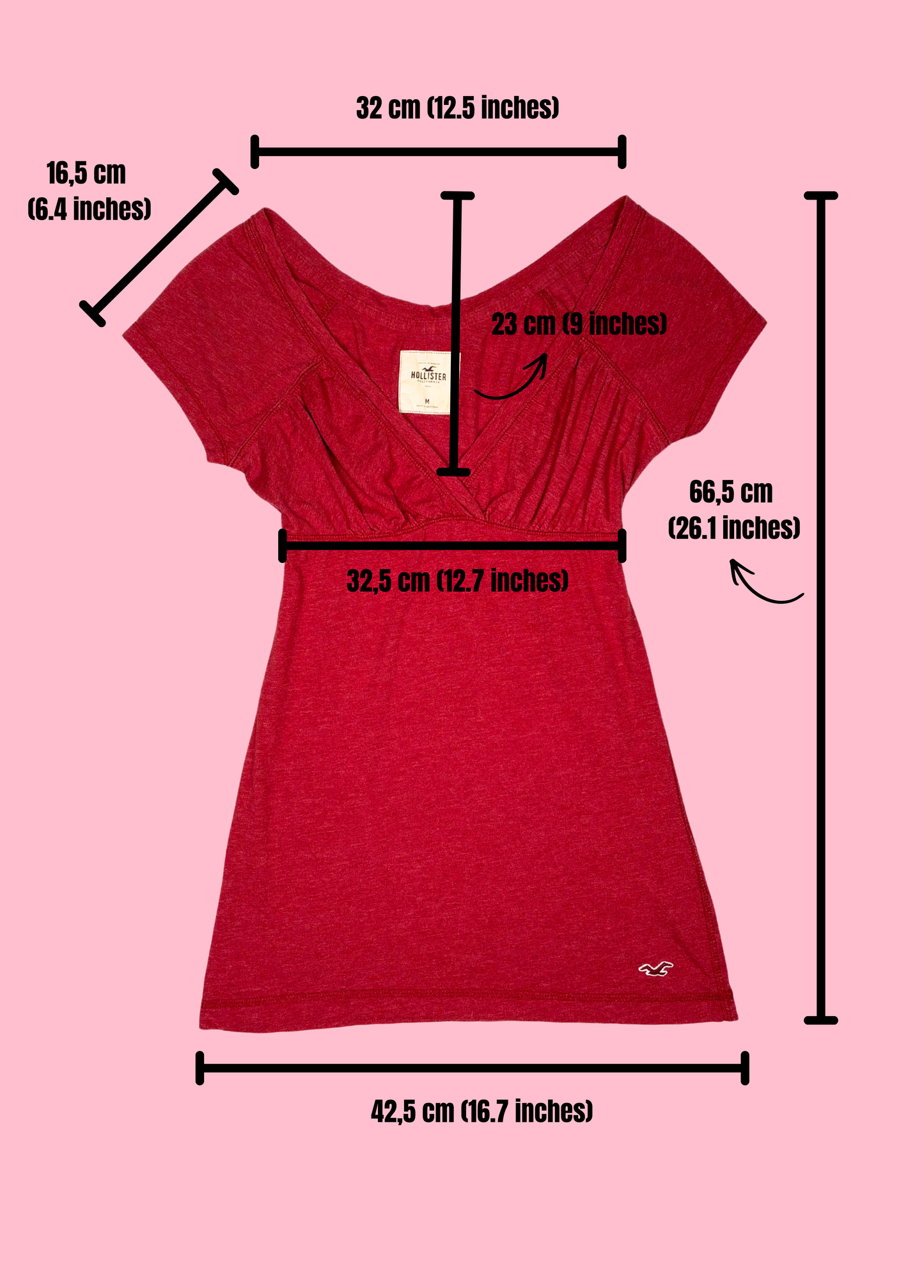 Hollister Babydoll Top