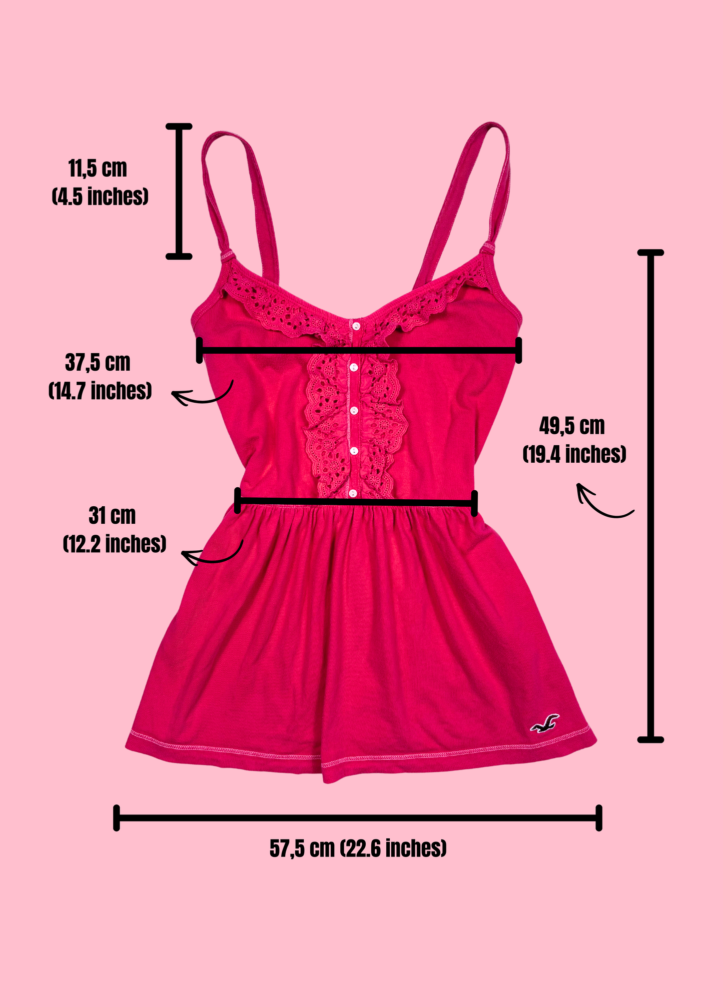 Hollister Babydoll Cami Top