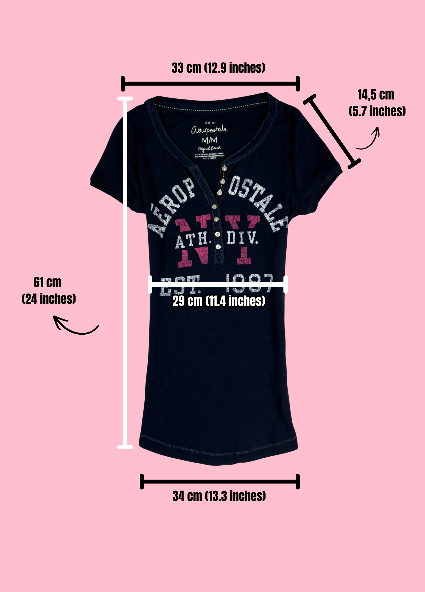 Aéropostale Henley Top