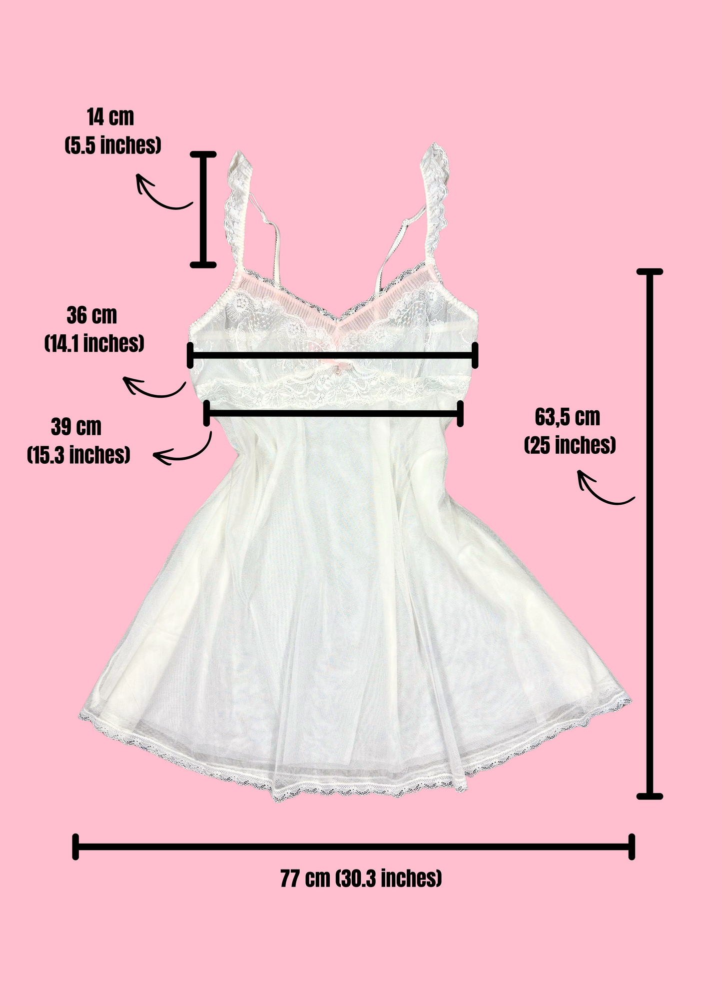 Vestido lencero estilo babydoll Fairy