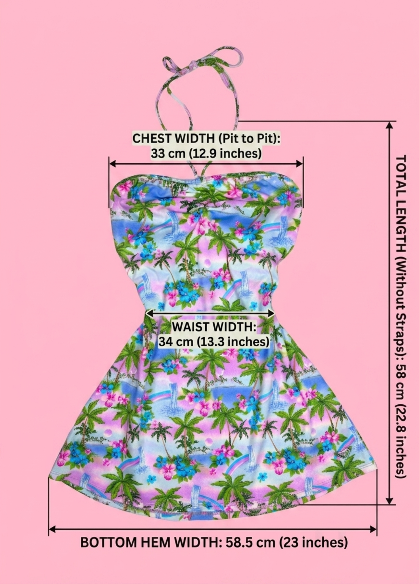 Tropical Summer ROXY Swim Dress