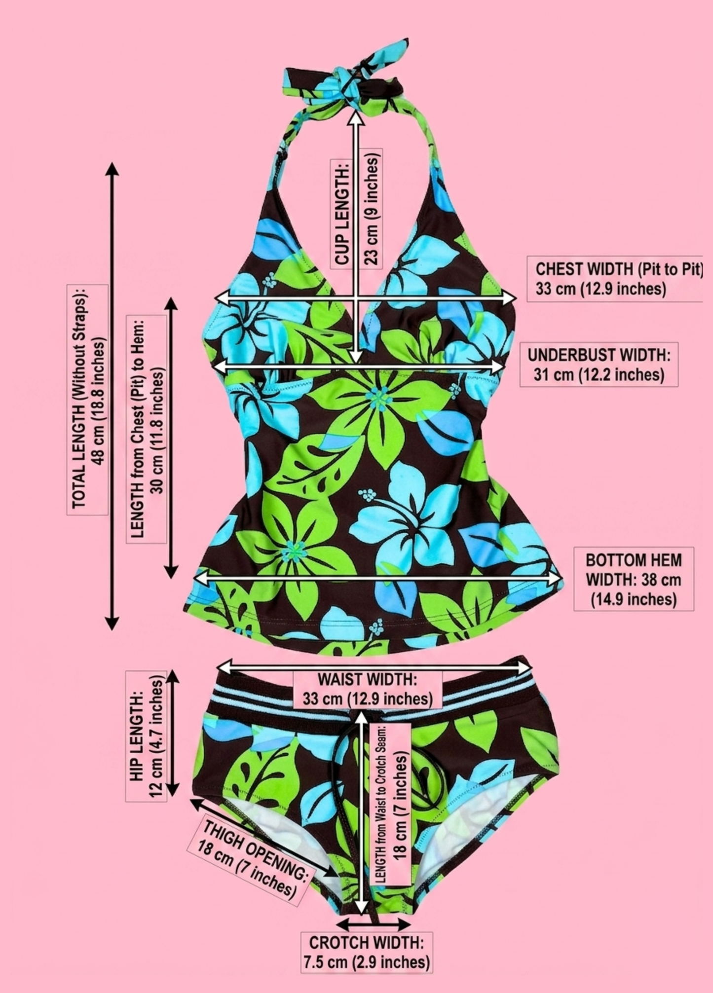 Tropical Summer Tankini