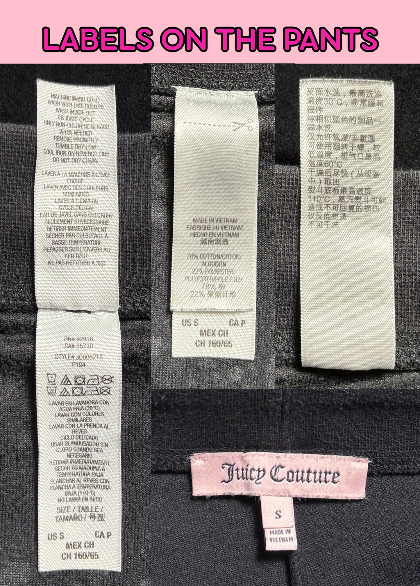 Juicy Couture Black Tracksuit