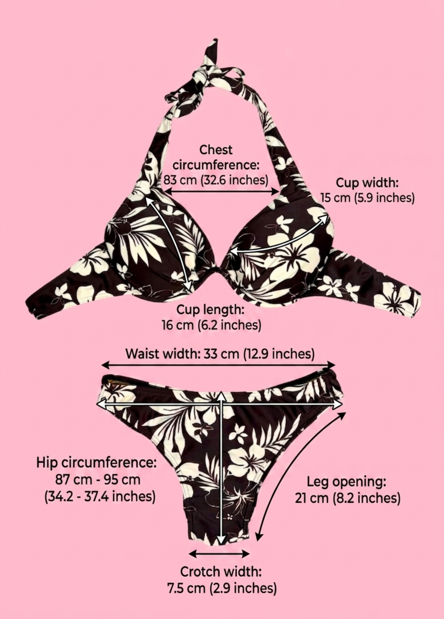 Tropical Summer Bikini Top