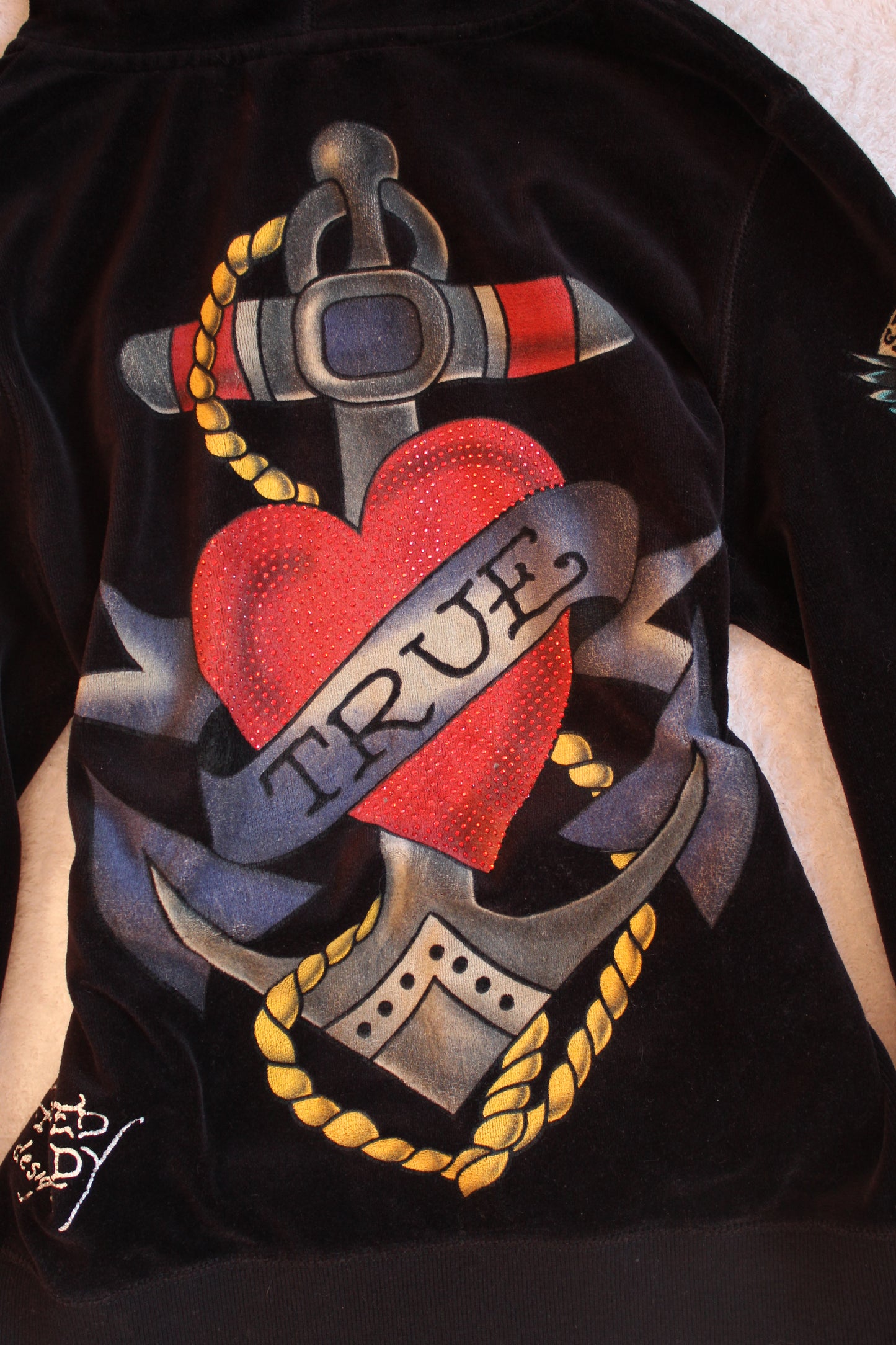 Felpa Velour Ed Hardy