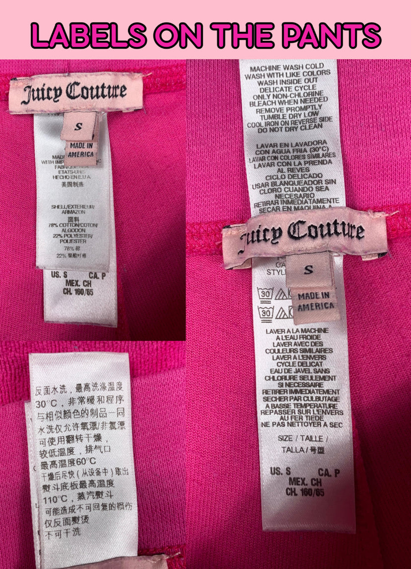 Juicy Couture Hot Pink Velour Tracksuit