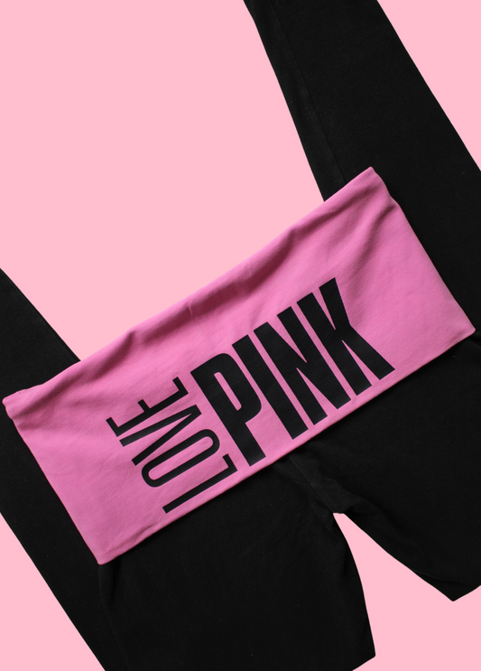 VS PINK foldover yoga pants