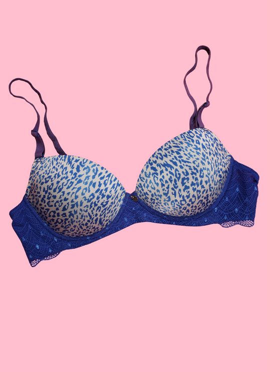 Animal print bra