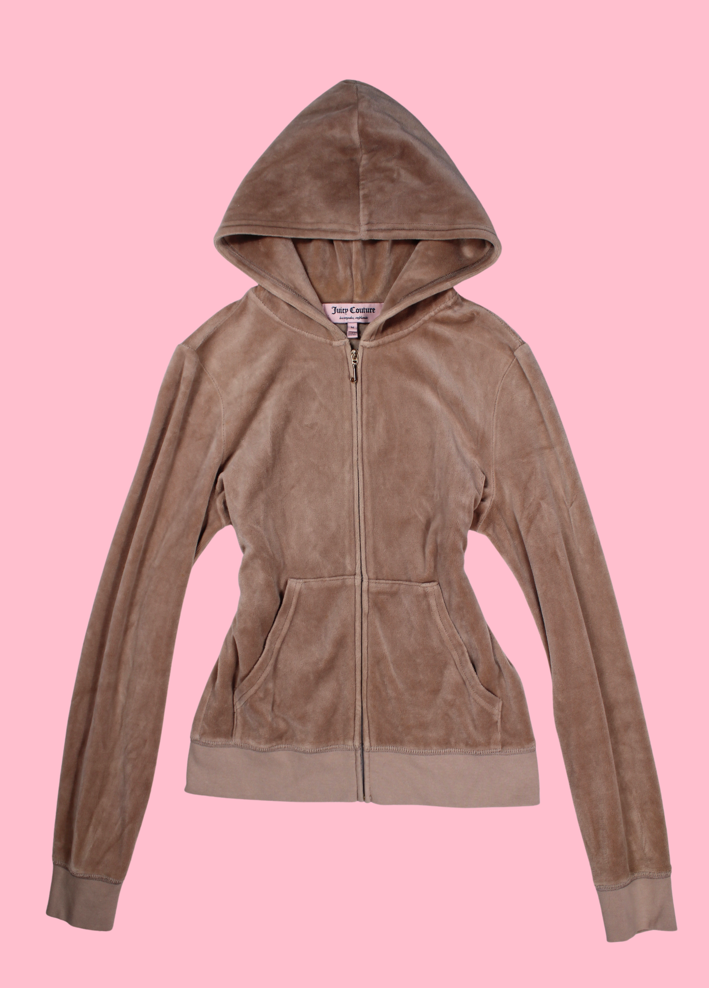 Juicy Couture Sand Brown Velour Tracksuit