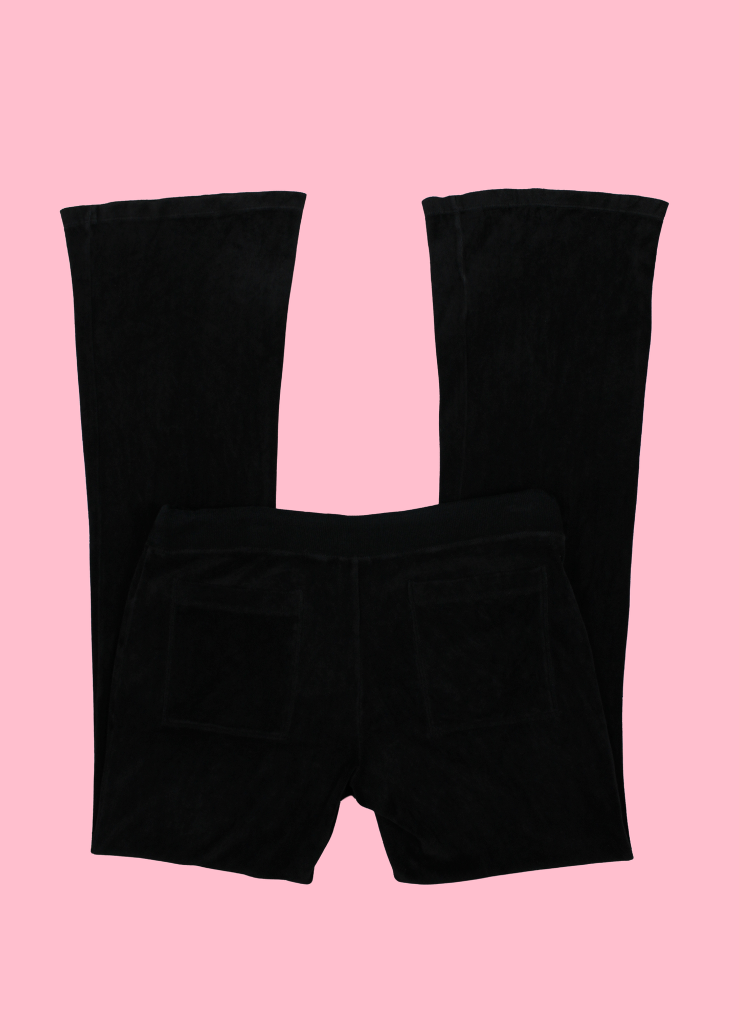 Black Victoria's Secret Pink Velour Tracksuit