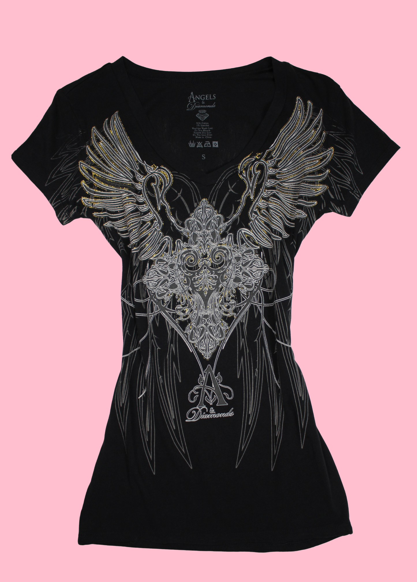 Angels & Diamonds Bling Top