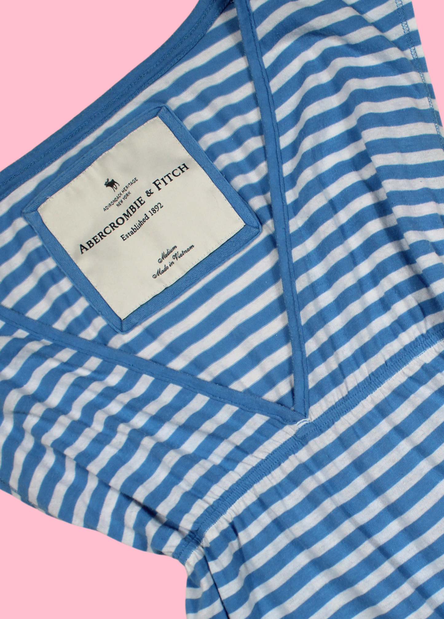 Striped Abercrombie Babydoll Top