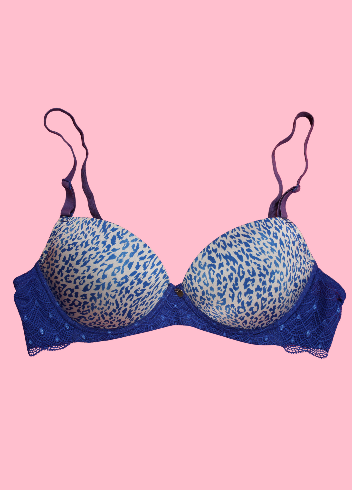Animal print bra