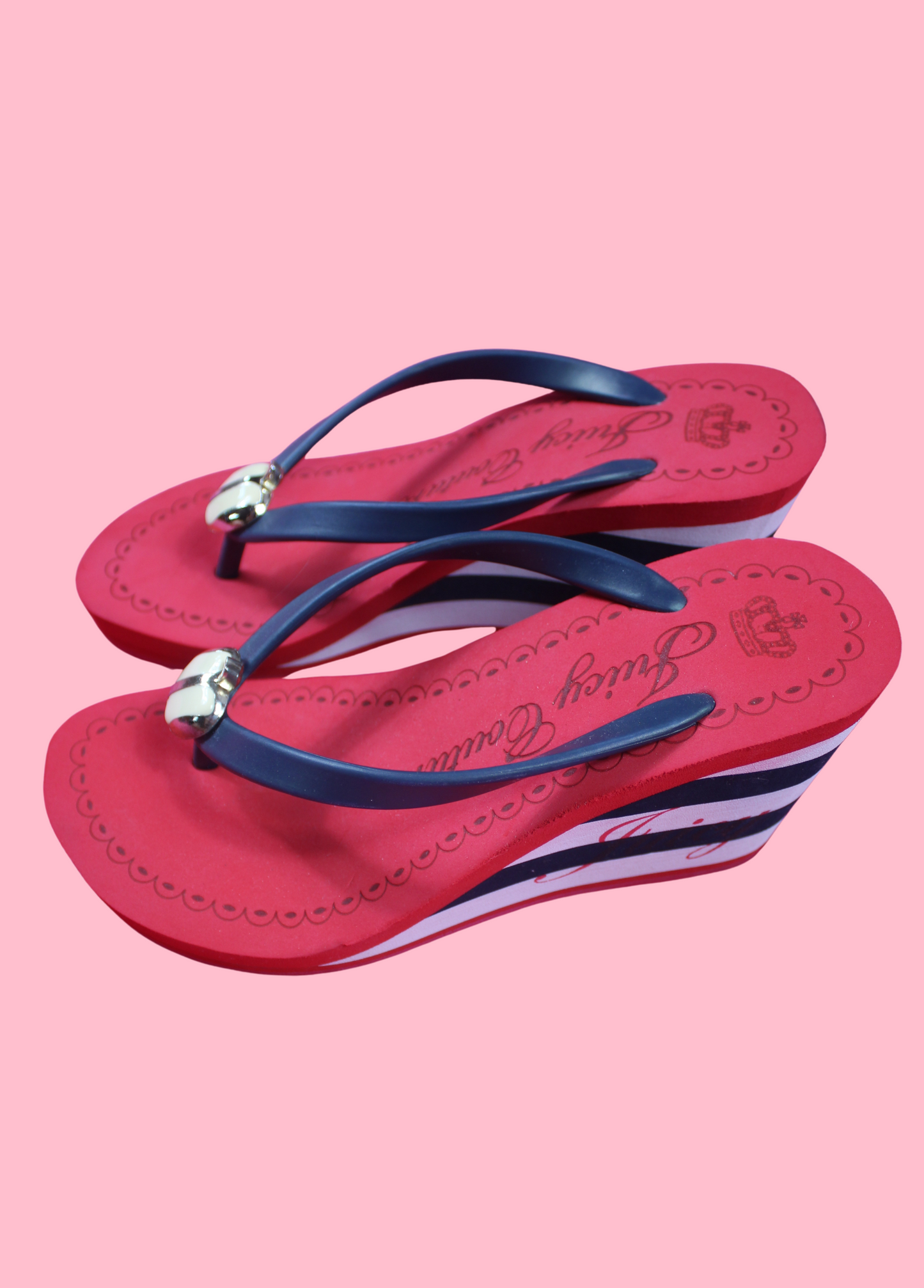 Juicy Couture Flip Flop Wedges