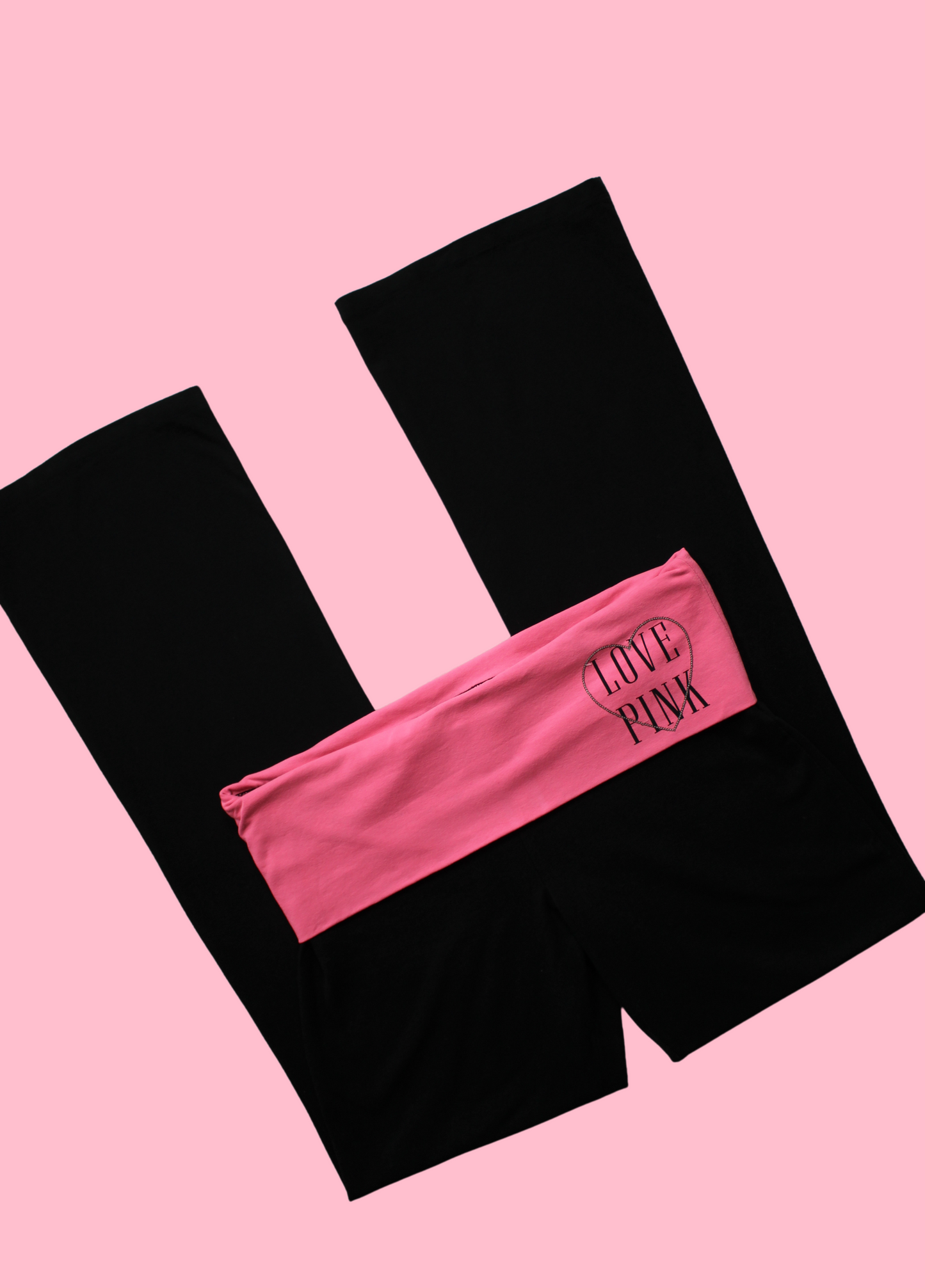 PINK VS Foldover Yoga Pants