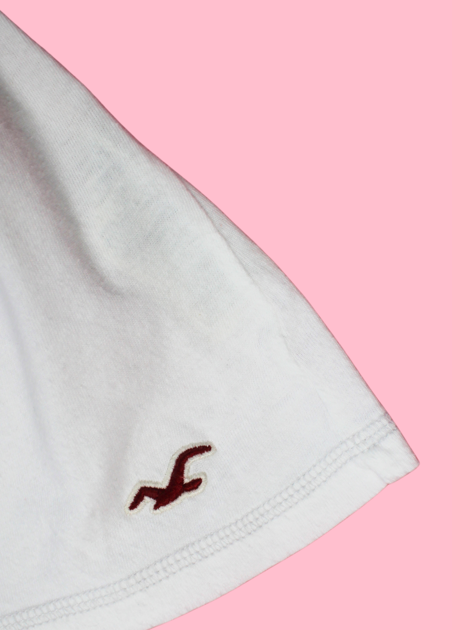 White Hollister Babydoll Top