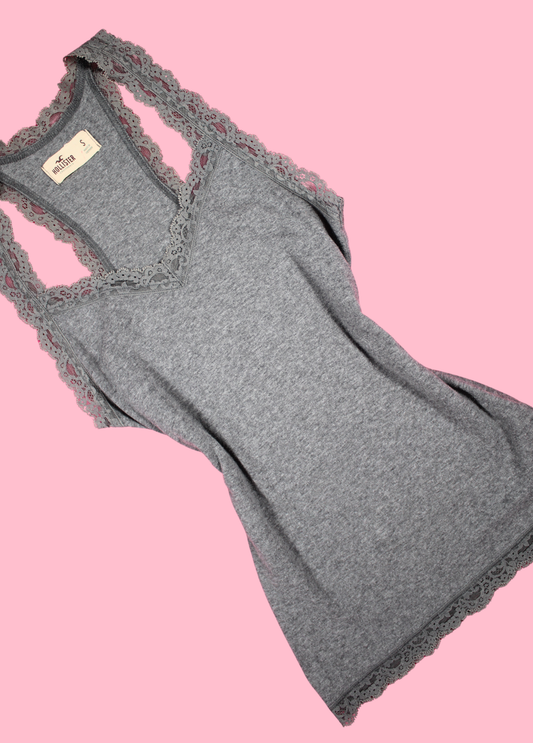 Dark Grey Hollister Cami Top