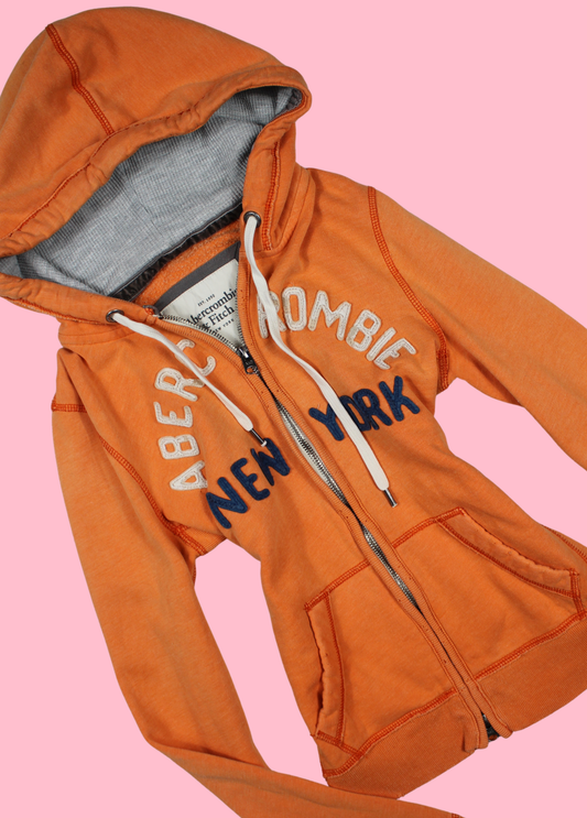 Light Orange Abercrombie Hoodie