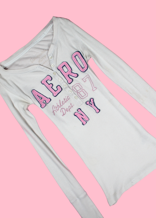 Off-White Aéropostale Henley Top