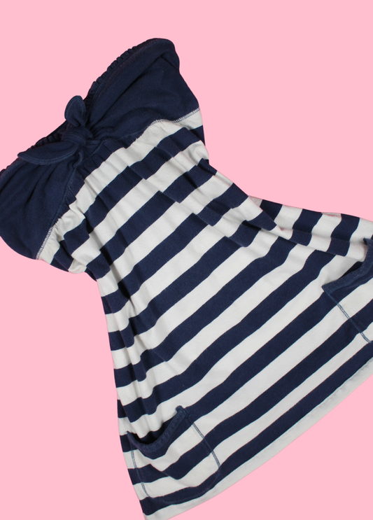 Hollister Striped Babydoll Tube Top
