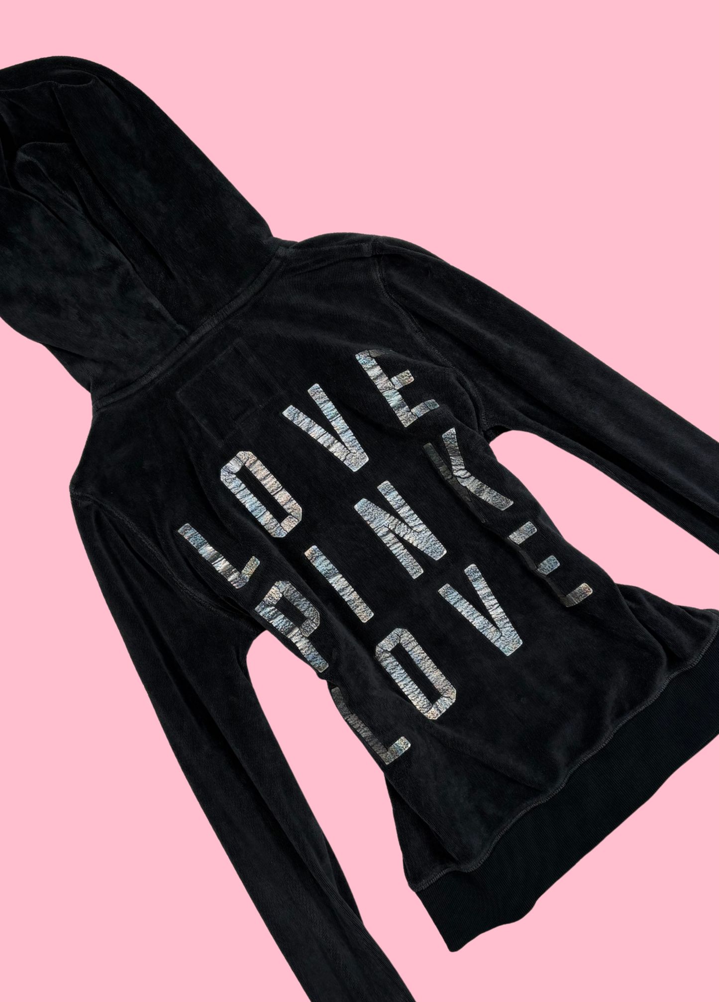 Victoria's Secret Pink Velour Hoodie