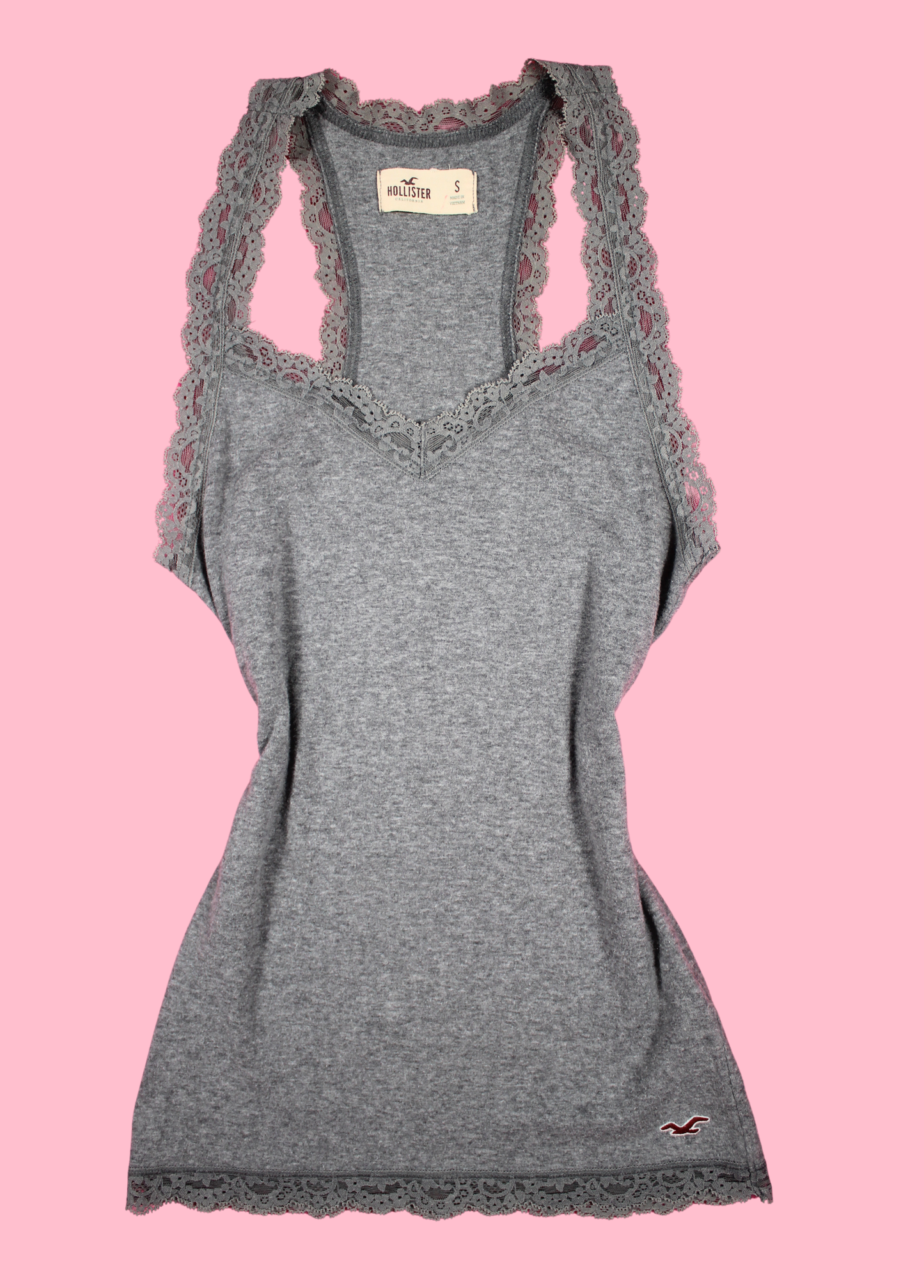 Dark Grey Hollister Cami Top
