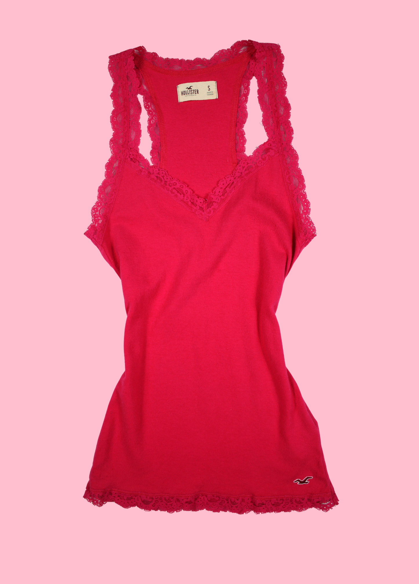 Hot Pink Hollister Cami Top