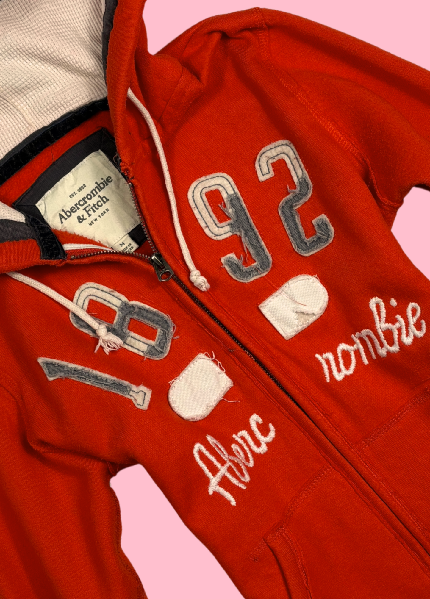 Orange Abercrombie Hoodie