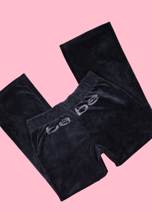 BEBE Velour Tracksuit Pants