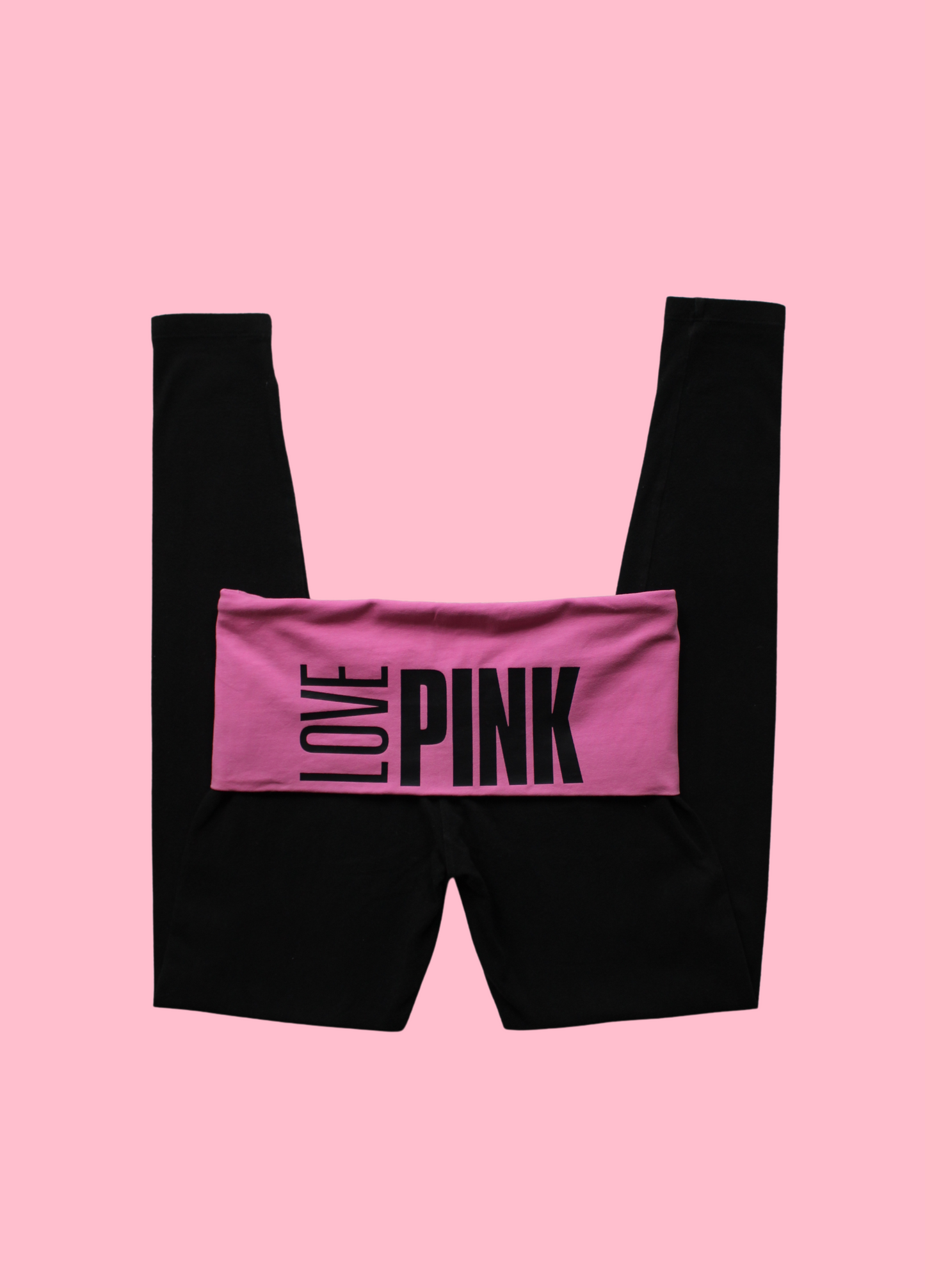 VS PINK foldover yoga pants