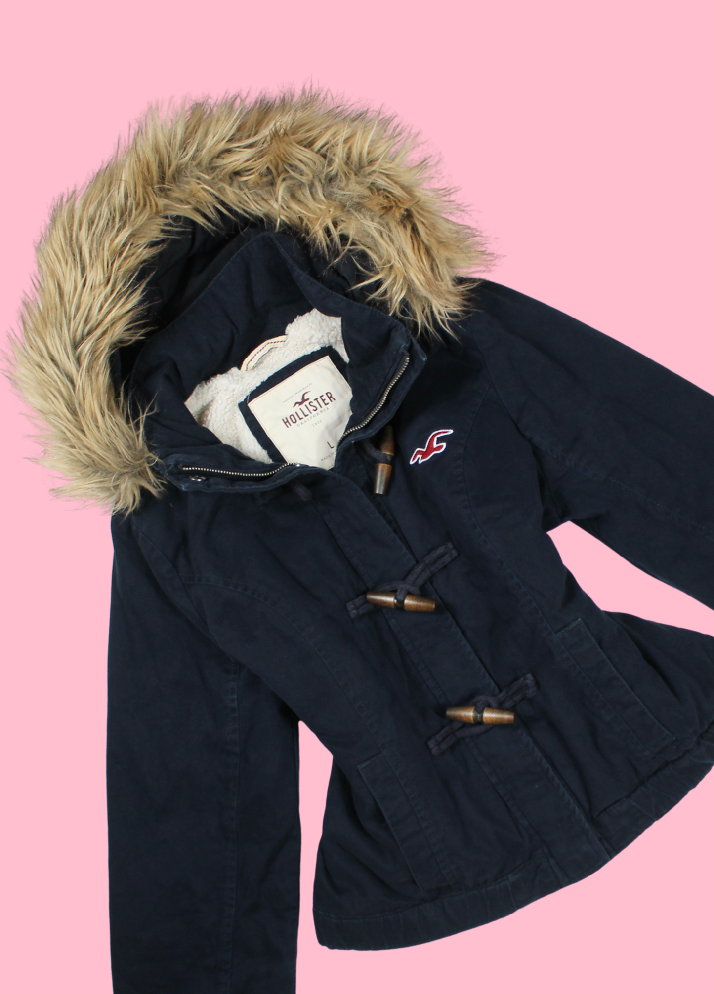 Hollister Fur Winter Coat