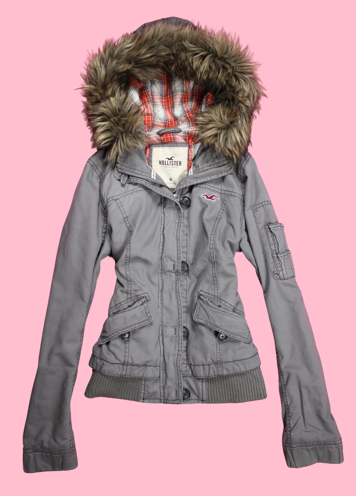 Hollister Fur Winter Coat