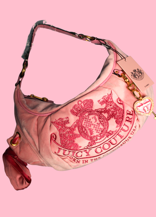 Juicy Couture UK 2025 Pink Velour Bag