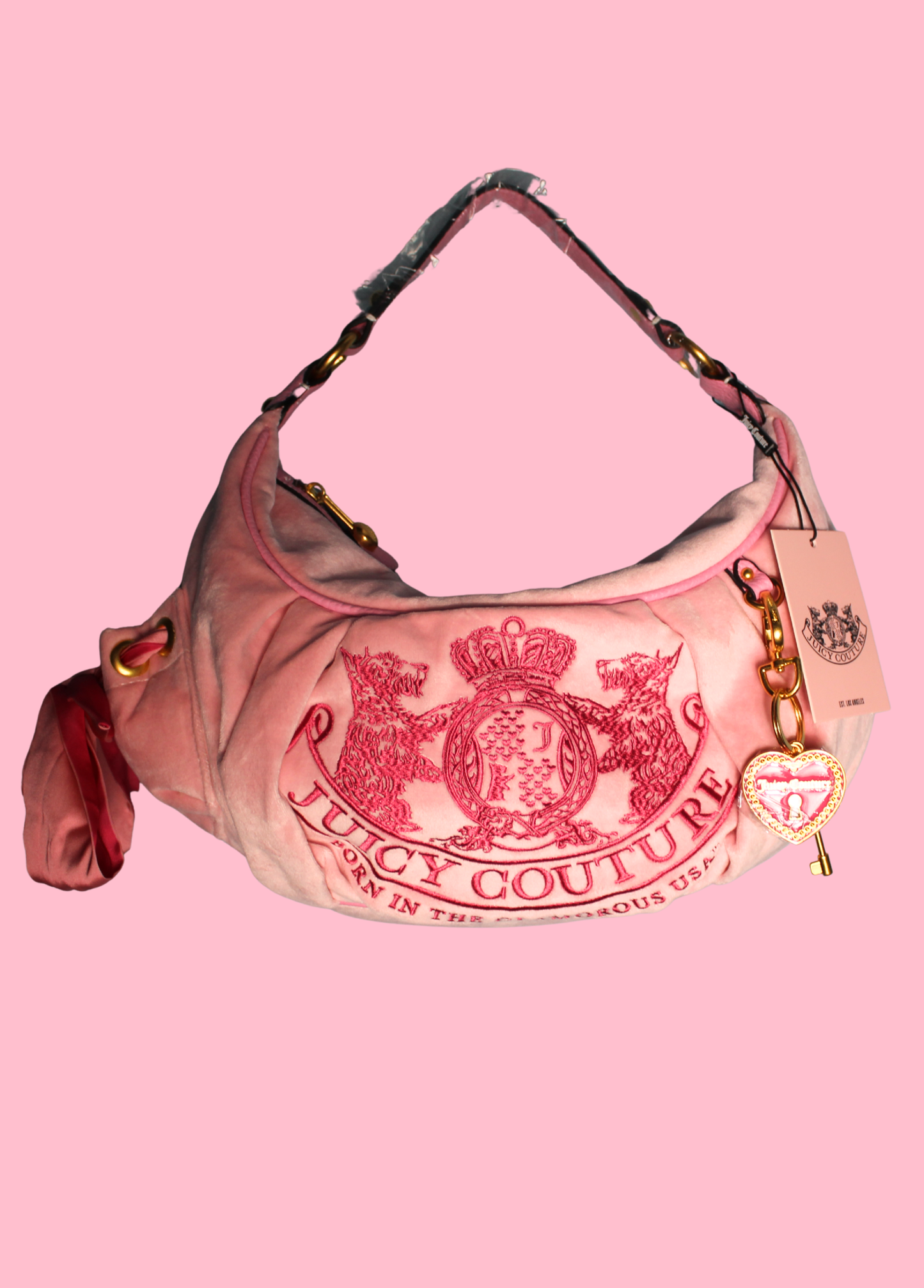 Juicy Couture UK 2025 Pink Velour Bag