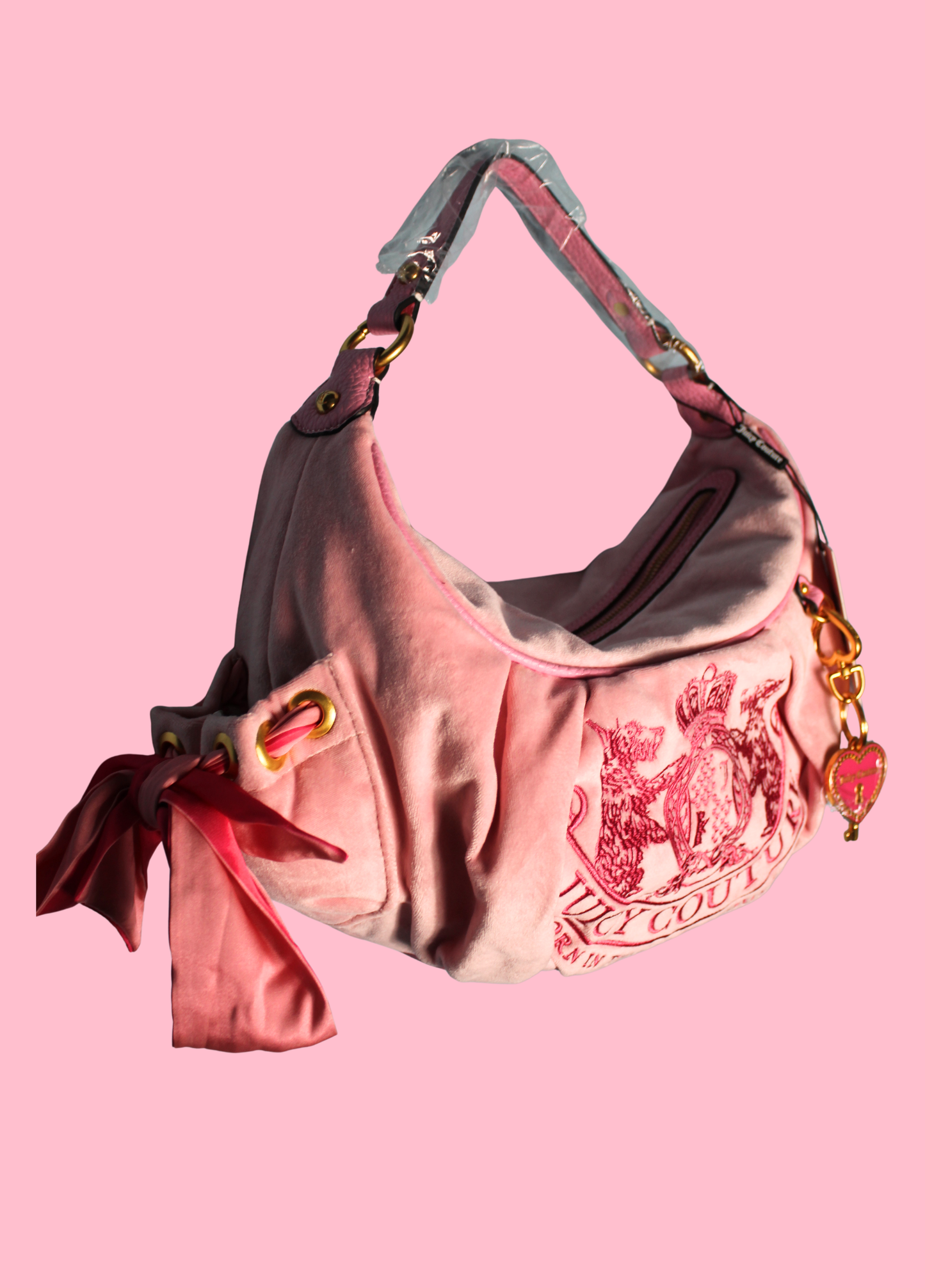 Juicy Couture UK 2025 Pink Velour Bag