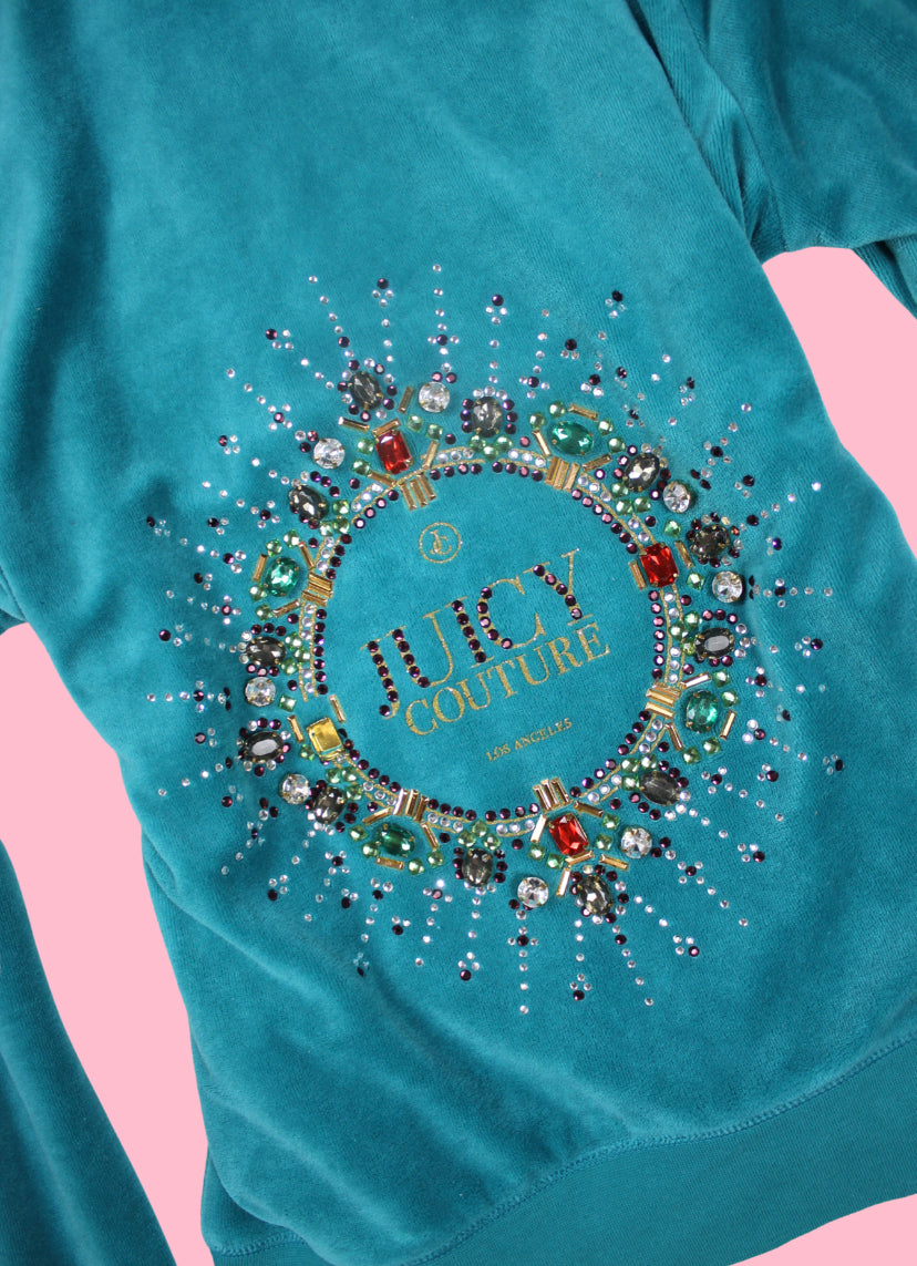 Juicy Couture Turquoise Velour Tracksuit