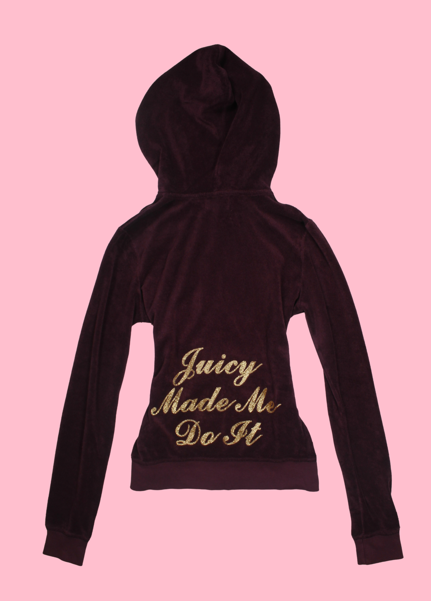 Juicy Couture Dark Maroon Terrycloth Tracksuit