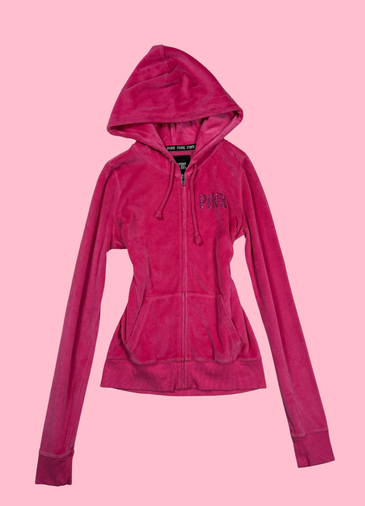 Hot Pink Victoria's Secret Velour Tracksuit