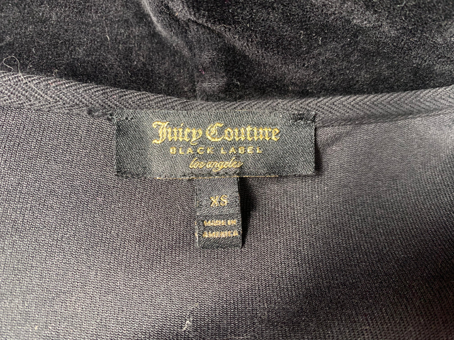 Juicy Couture Black Velour Tracksuit