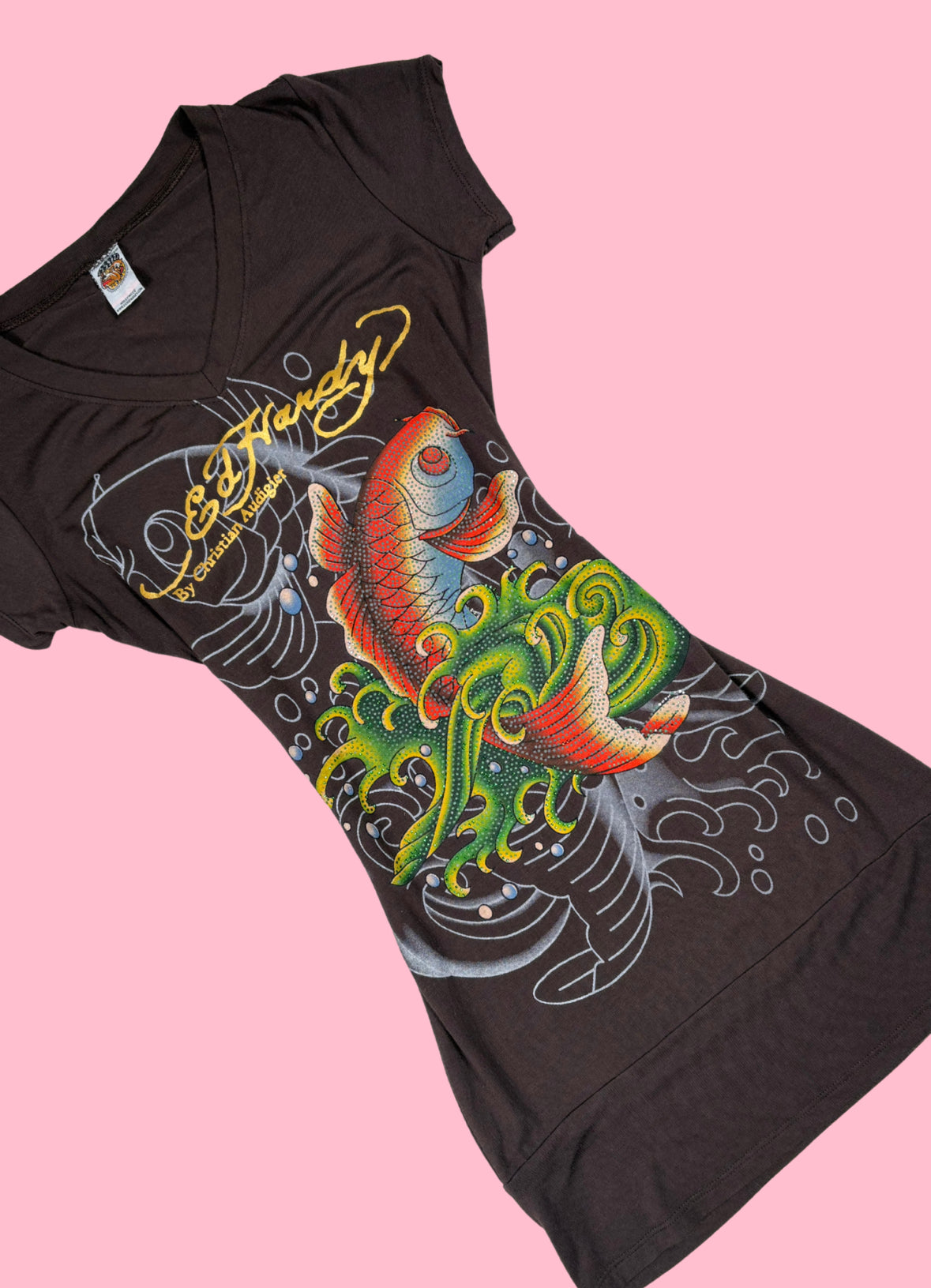 Ed Hardy Light Brown Dress