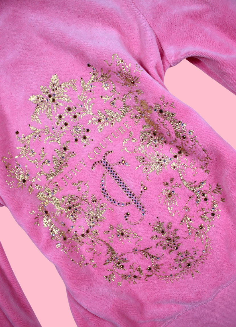 Juicy Couture Baby Pink Velour Tracksuit