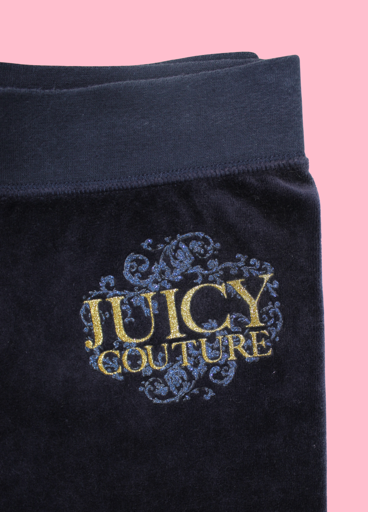 Juicy Couture Dark Blue Velour Tracksuit