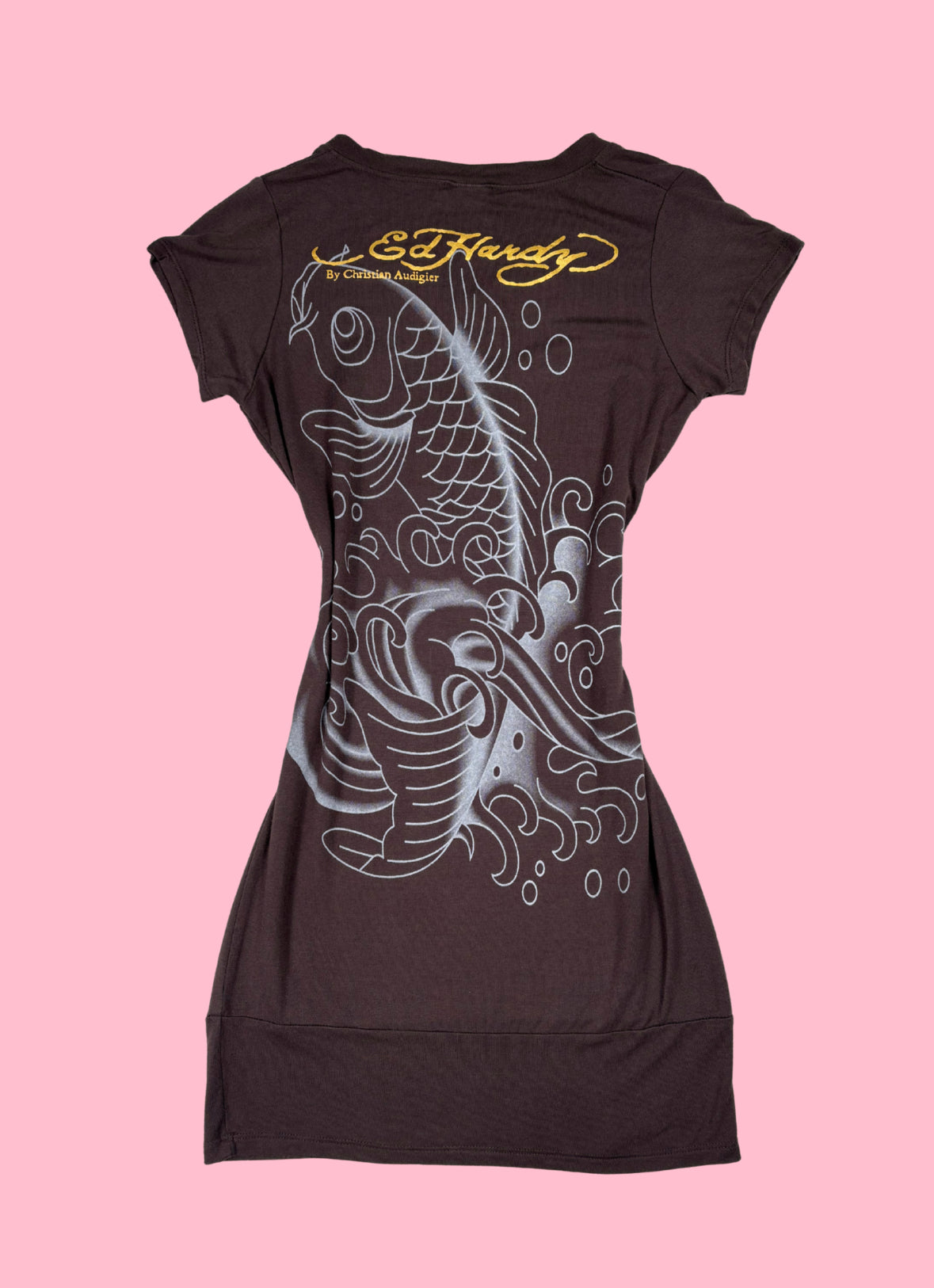 Ed Hardy Light Brown Dress